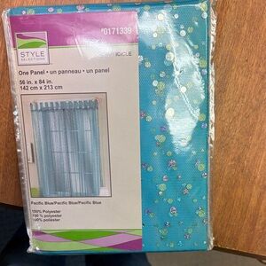 Pacific Blue Curtain Panel